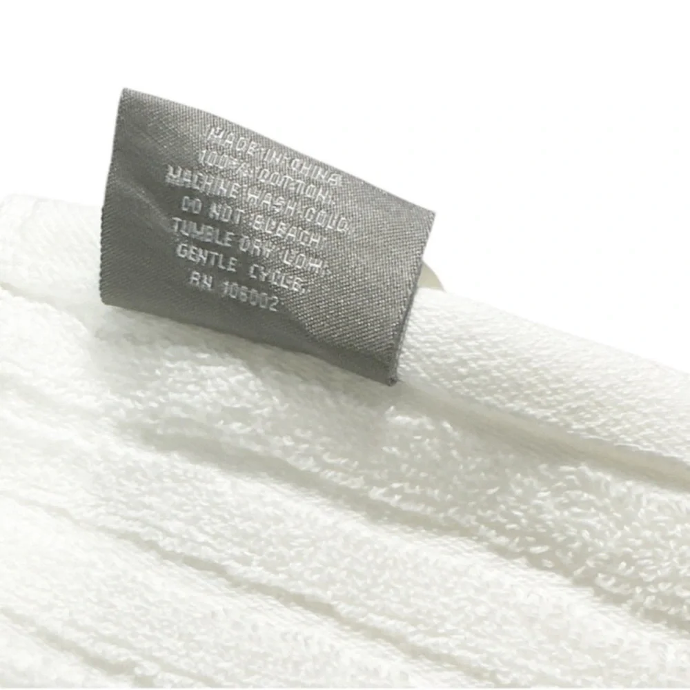 Hotel Balfour OVERSIZED WHITE BATH TOWEL 9 Piece Set